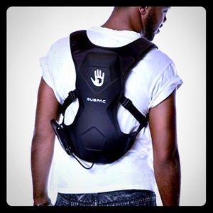 Subpac wearable wolfer and Bluedio Hifi wifi headp